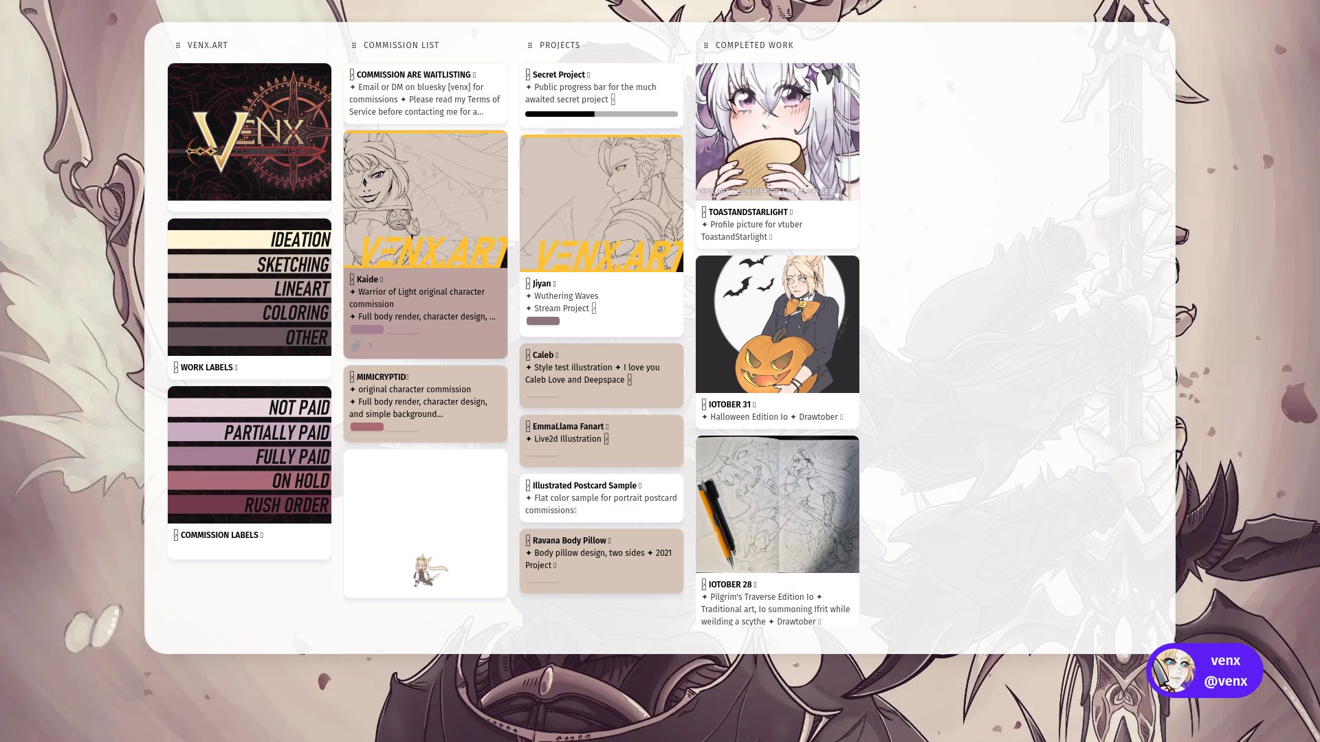 venx's SievePage